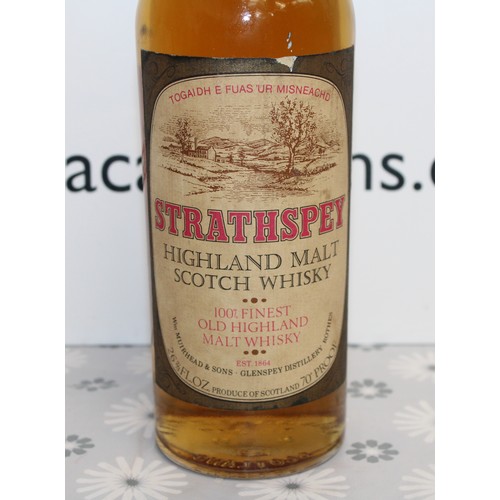 278 - 1 x Bottle Of Very RARE STRATHSPEY 100% Old Highland Malt Scotch Whisky 26.2/3fl.ozs, 70% Proof Coll... 