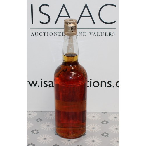280 - 1 x Bottle Long John Scotch Whisky, 26.2/3fl.ozs 70% Proof 1970's Collection Only ID Upon Collection