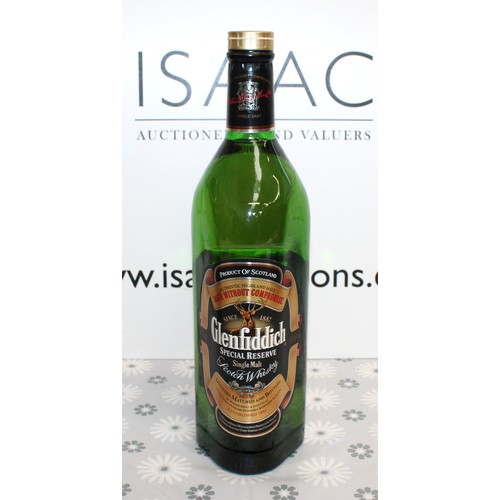 289 - 1 x Bottle Tubed Glenfiddich Special Reserve Single Malt 43% Proof 1 Litre, 1990's Collection Only I... 