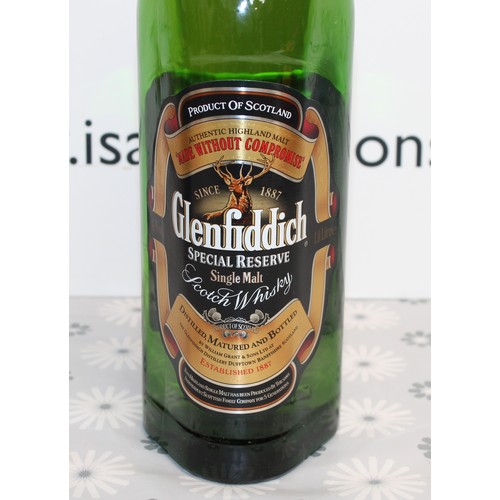 289 - 1 x Bottle Tubed Glenfiddich Special Reserve Single Malt 43% Proof 1 Litre, 1990's Collection Only I... 
