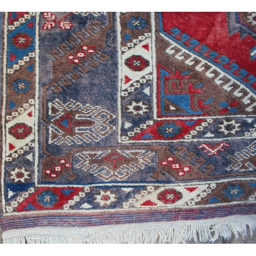 191 - Wool Floor Rug / Carpet - Measures 179cm x 125cm - Collection only - AF