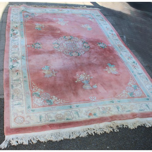 187 - Woven Carpet Rug - Measures 330cm x 202cm  - Clean Required - AF - Collection Only
