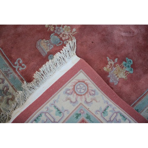187 - Woven Carpet Rug - Measures 330cm x 202cm  - Clean Required - AF - Collection Only