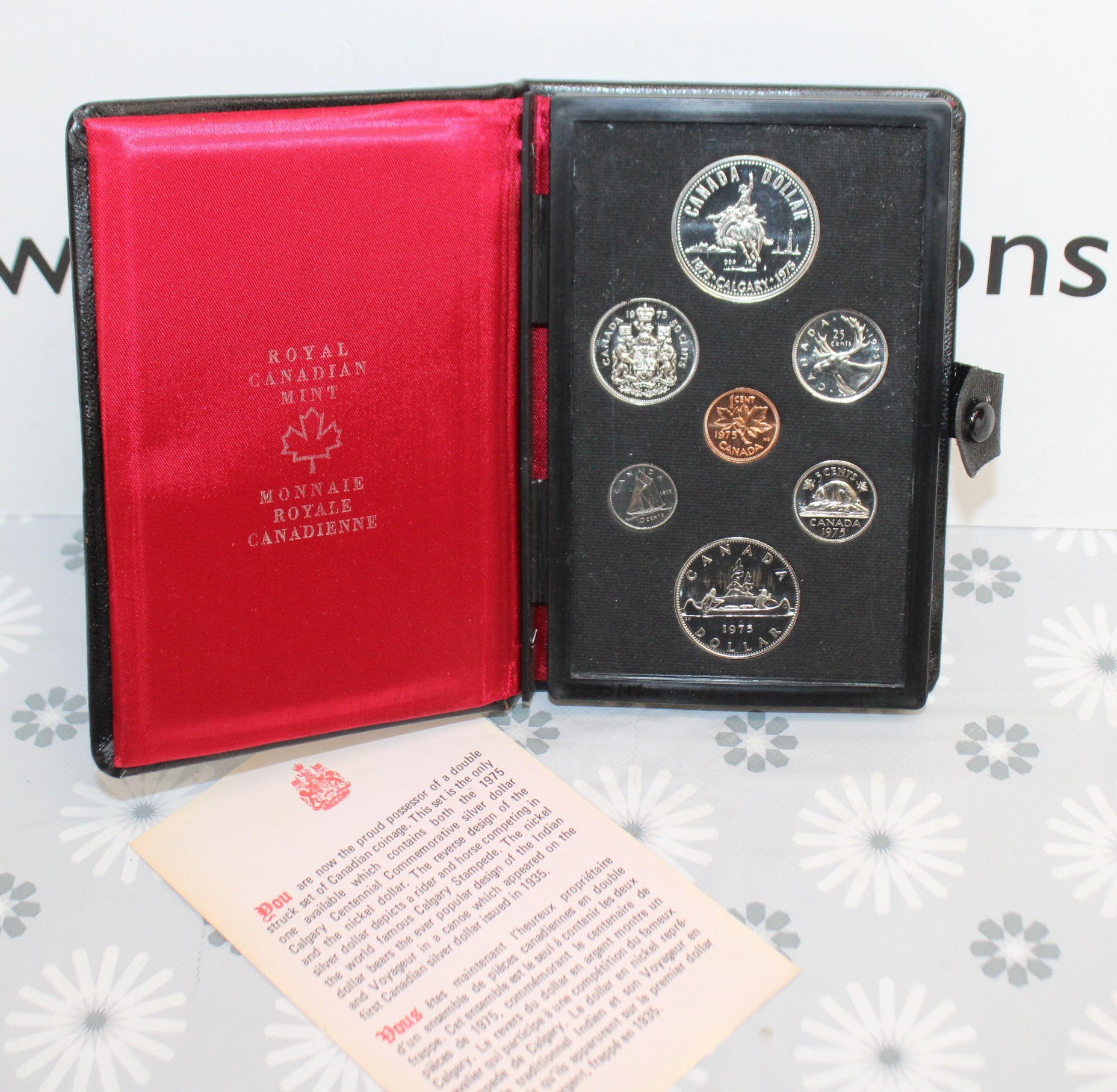 Royal Canadian Mint 1975 Coin Set