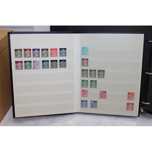 220 - 4 x Worldwide Stamp Albums Containing Franked And Unfranked Stamps AF