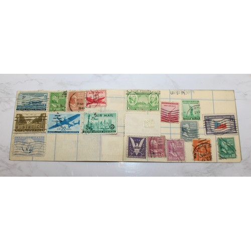 220 - 4 x Worldwide Stamp Albums Containing Franked And Unfranked Stamps AF