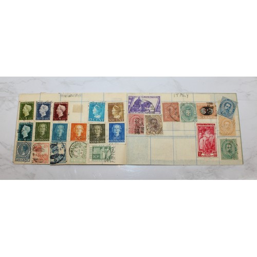220 - 4 x Worldwide Stamp Albums Containing Franked And Unfranked Stamps AF