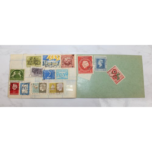 220 - 4 x Worldwide Stamp Albums Containing Franked And Unfranked Stamps AF
