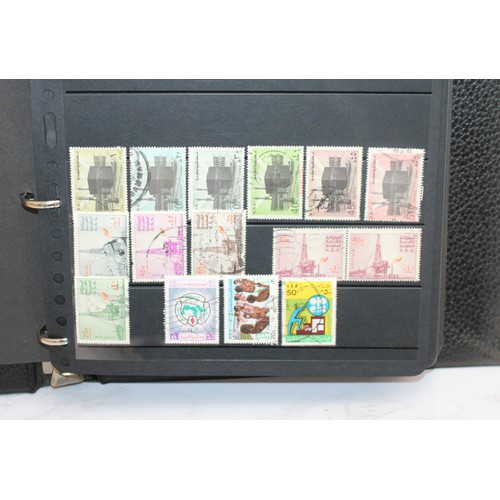 220 - 4 x Worldwide Stamp Albums Containing Franked And Unfranked Stamps AF
