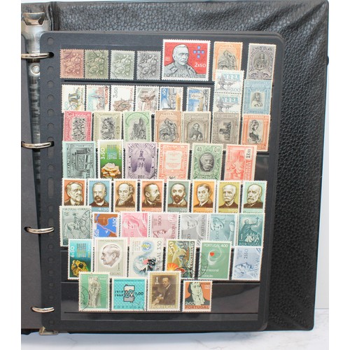 220 - 4 x Worldwide Stamp Albums Containing Franked And Unfranked Stamps AF