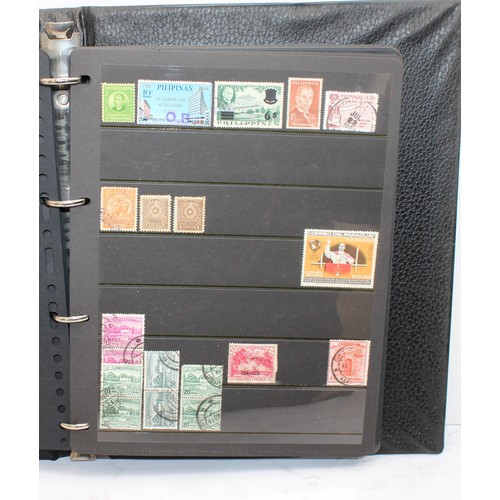 220 - 4 x Worldwide Stamp Albums Containing Franked And Unfranked Stamps AF