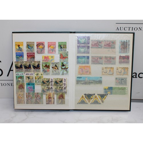 218 - 6 x Worldwide Stamp Albums Franked And Un-Franked AF