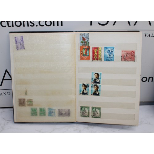 218 - 6 x Worldwide Stamp Albums Franked And Un-Franked AF