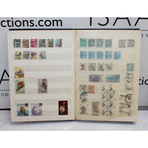218 - 6 x Worldwide Stamp Albums Franked And Un-Franked AF