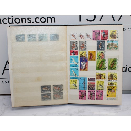 218 - 6 x Worldwide Stamp Albums Franked And Un-Franked AF