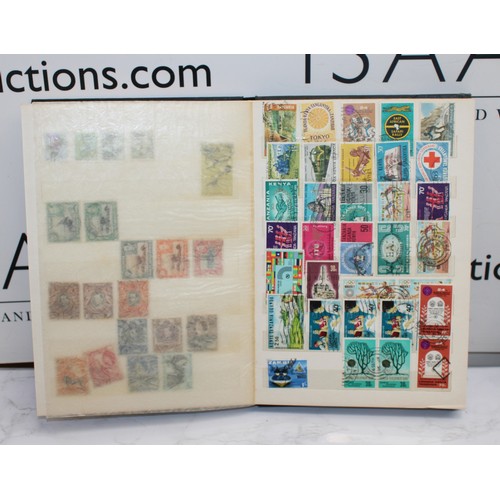 218 - 6 x Worldwide Stamp Albums Franked And Un-Franked AF