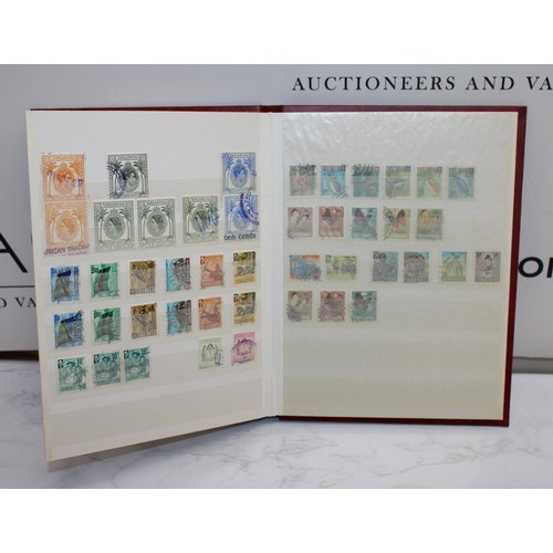 218 - 6 x Worldwide Stamp Albums Franked And Un-Franked AF