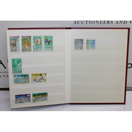 218 - 6 x Worldwide Stamp Albums Franked And Un-Franked AF