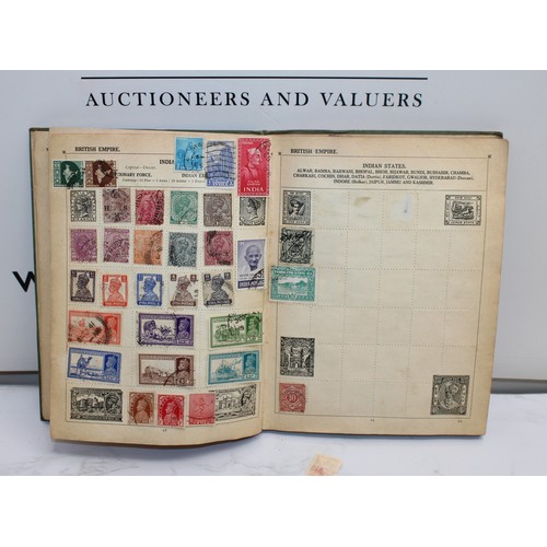 218 - 6 x Worldwide Stamp Albums Franked And Un-Franked AF