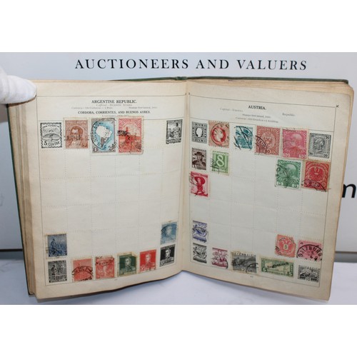 218 - 6 x Worldwide Stamp Albums Franked And Un-Franked AF
