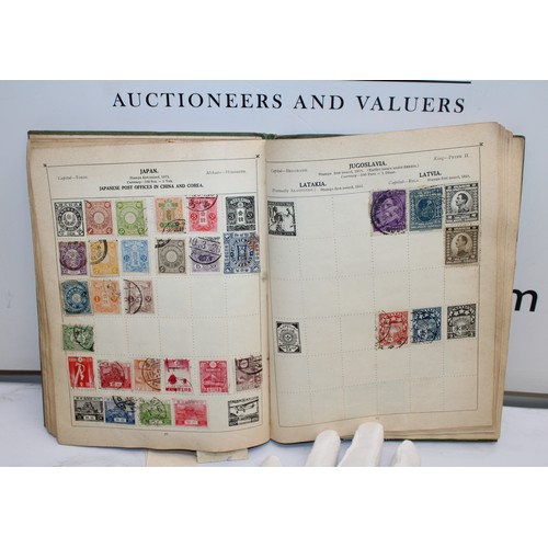 218 - 6 x Worldwide Stamp Albums Franked And Un-Franked AF