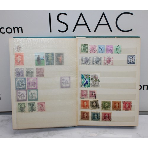 218 - 6 x Worldwide Stamp Albums Franked And Un-Franked AF