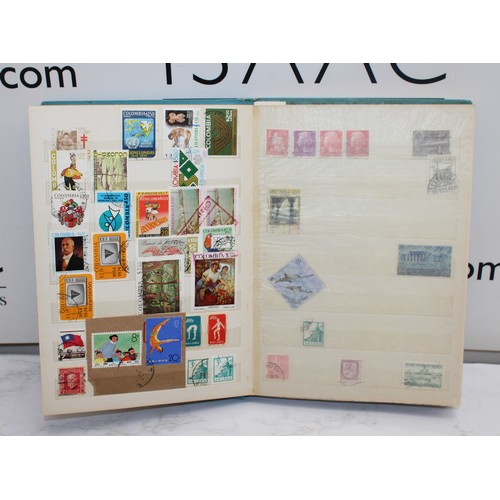 218 - 6 x Worldwide Stamp Albums Franked And Un-Franked AF