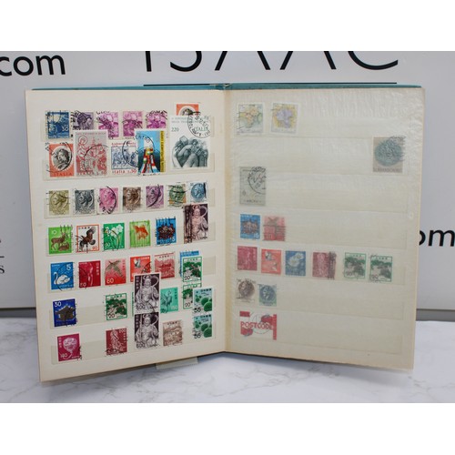 218 - 6 x Worldwide Stamp Albums Franked And Un-Franked AF