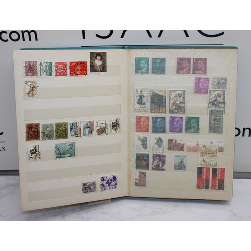 218 - 6 x Worldwide Stamp Albums Franked And Un-Franked AF