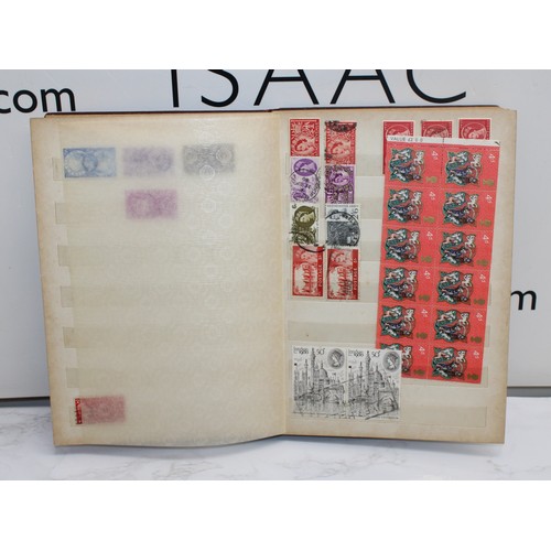 218 - 6 x Worldwide Stamp Albums Franked And Un-Franked AF
