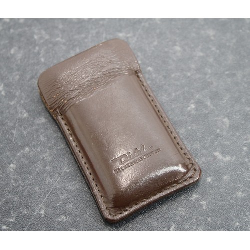 246 - 2 x Vintage Cigar Cutters 1: Pfeilring Of Solingen Germany 2: Diehl In A Small Leather Case