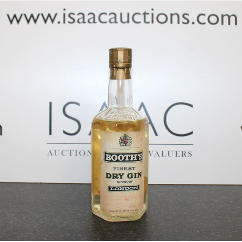 299 - Un-Opened Bottle Of 1959 Booth London Dry Gin Collection Only
ID ON COLLECTION