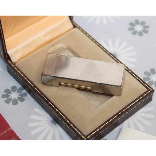 248 - Boxed Swiss Made DUNHILL Lighter With Extra Flints As Found Untested