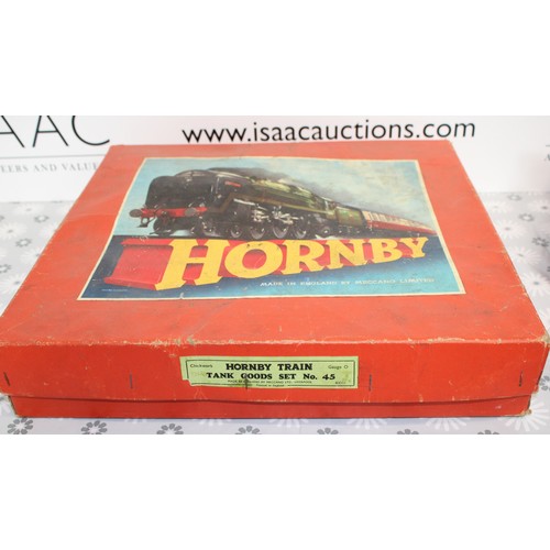 1191 - Boxed HORNBY TRAIN Set Items Etc With Track Please See All Pictures