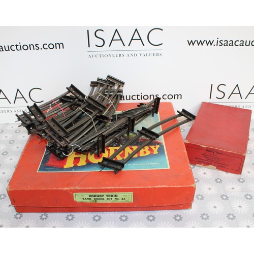 1191 - Boxed HORNBY TRAIN Set Items Etc With Track Please See All Pictures