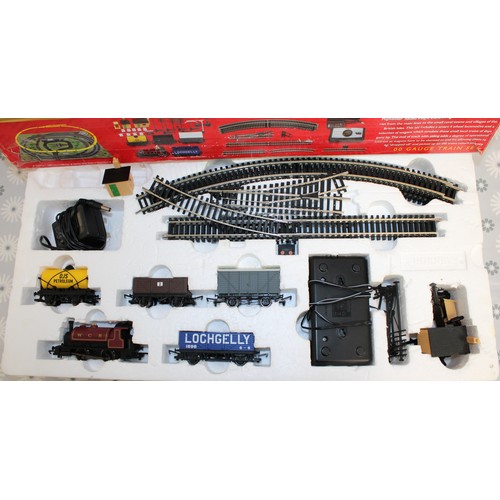 1195 - A Boxed WEST COAST HIGHLANDER Electric Train Set By Hornby-Untested As Shown