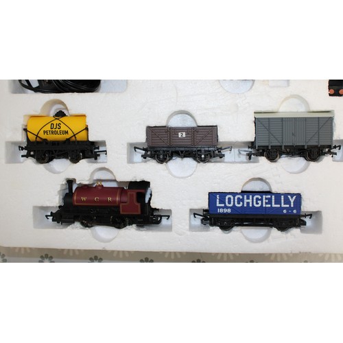1195 - A Boxed WEST COAST HIGHLANDER Electric Train Set By Hornby-Untested As Shown