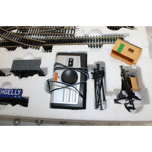 1195 - A Boxed WEST COAST HIGHLANDER Electric Train Set By Hornby-Untested As Shown