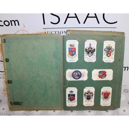 243 - Cigarettes Card Album With A Quantity Of Collectable Cigarette Cards Inc-ARMS OF UNIVERSITIES/ARMS O... 