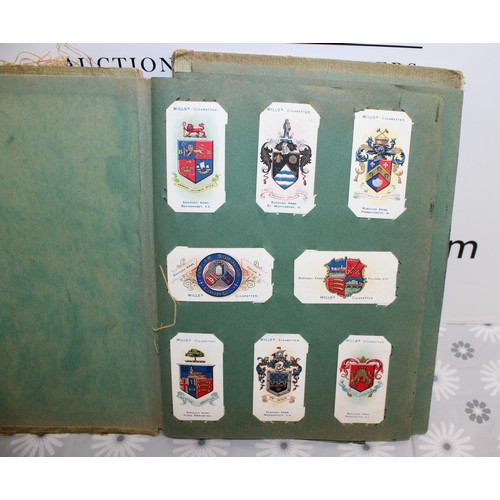 243 - Cigarettes Card Album With A Quantity Of Collectable Cigarette Cards Inc-ARMS OF UNIVERSITIES/ARMS O... 