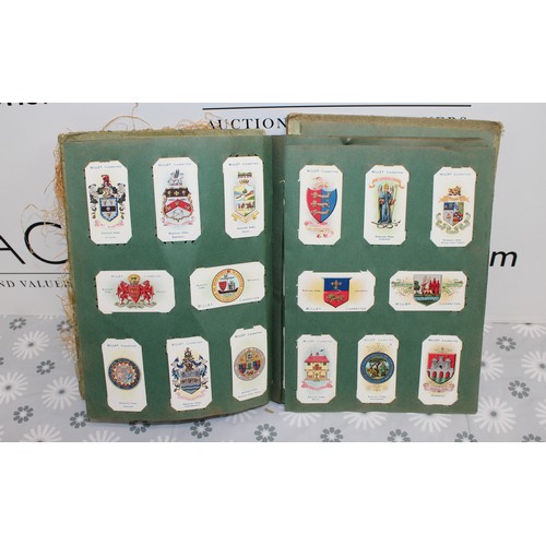 243 - Cigarettes Card Album With A Quantity Of Collectable Cigarette Cards Inc-ARMS OF UNIVERSITIES/ARMS O... 