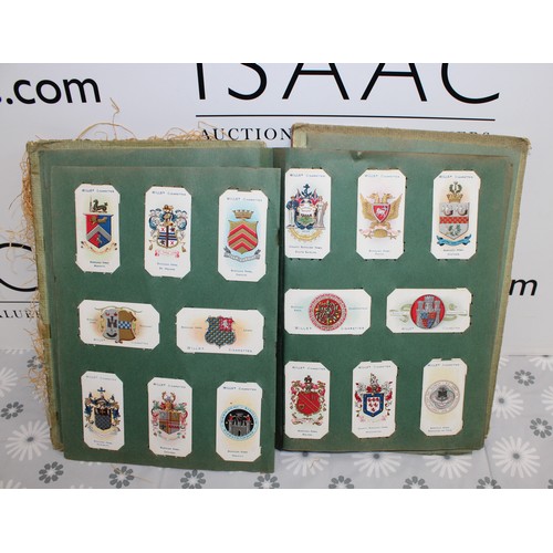 243 - Cigarettes Card Album With A Quantity Of Collectable Cigarette Cards Inc-ARMS OF UNIVERSITIES/ARMS O... 