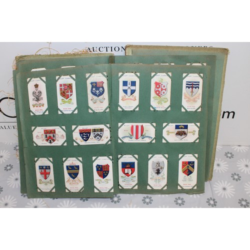 243 - Cigarettes Card Album With A Quantity Of Collectable Cigarette Cards Inc-ARMS OF UNIVERSITIES/ARMS O... 