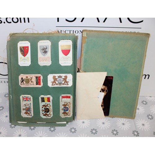 243 - Cigarettes Card Album With A Quantity Of Collectable Cigarette Cards Inc-ARMS OF UNIVERSITIES/ARMS O... 