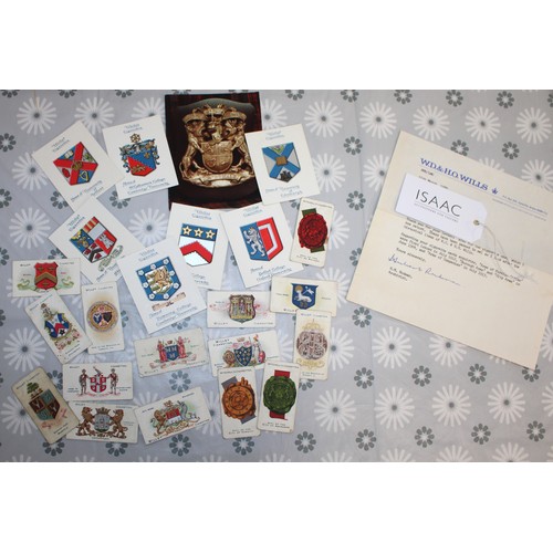 243 - Cigarettes Card Album With A Quantity Of Collectable Cigarette Cards Inc-ARMS OF UNIVERSITIES/ARMS O... 