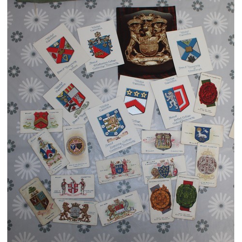 243 - Cigarettes Card Album With A Quantity Of Collectable Cigarette Cards Inc-ARMS OF UNIVERSITIES/ARMS O... 