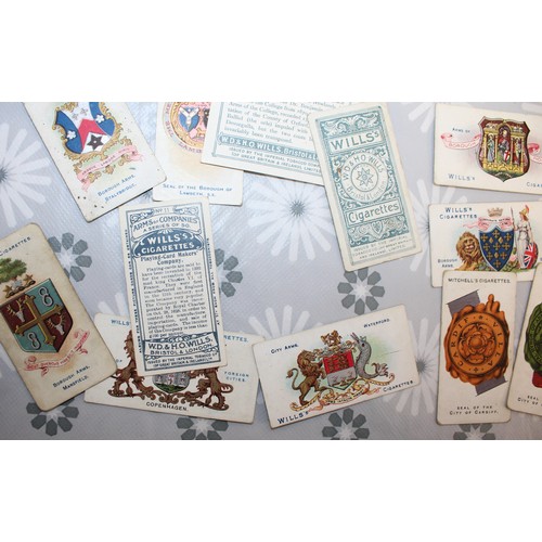 243 - Cigarettes Card Album With A Quantity Of Collectable Cigarette Cards Inc-ARMS OF UNIVERSITIES/ARMS O... 