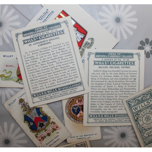 243 - Cigarettes Card Album With A Quantity Of Collectable Cigarette Cards Inc-ARMS OF UNIVERSITIES/ARMS O... 