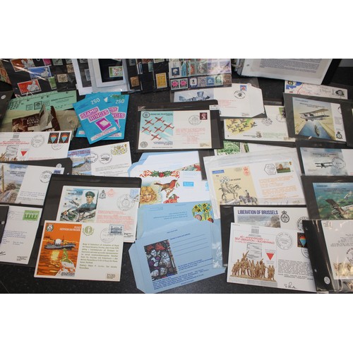 229 - A Large Quantity Of Franked And Un-Franked Stamps, First Day Covers, Stamp Accessories  And 2 x Empt... 