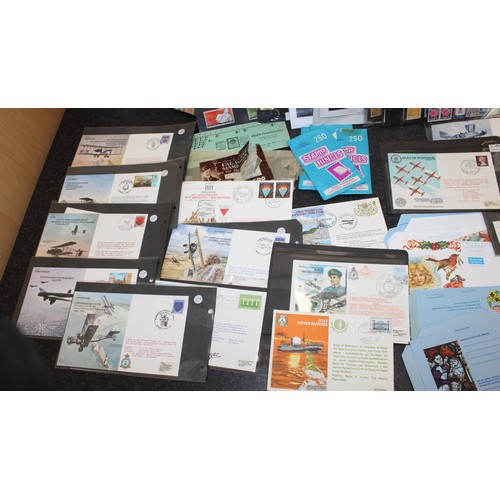 229 - A Large Quantity Of Franked And Un-Franked Stamps, First Day Covers, Stamp Accessories  And 2 x Empt... 